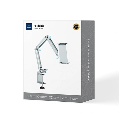 WiWU 2 in 1 Aluminum alloy Tablet Stand for iPad with Clip and Holder